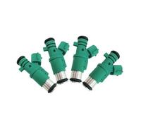 Boquilla de inyector 4 inyectores de combustible para Peugeot 206 (1984G0, 9655833580, 348002, 01F023) Inyector Combustible