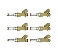 Boquilla de inyector 6 Boquillas De Inyector De Combustible Para Land Para Cruiser Prado 23250-31100 23250, 31100, 2325031100, 23209-39215, 23209, 39215 Y 2320939215 Inyector Combustible