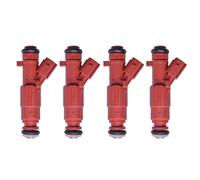 Boquilla de inyector combustible para coche, 4 Uds., 35310-2E000 para KIA Para FORTE 1.8L 1797CC L4 DOHC 14-16 2.0L 1999CC 122CU IN 17-19 Alta precisión y durabilidad