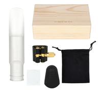 Boquilla de latón duradero para saxofón tenor en B para una estabilidad de sonido consistente y fijación rápida, ideal para estudiantes, accesorio de saxofón
