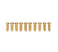 Boquilla de latón para impresora 3D, juego de boquillas de 0,2mm para extrusora 3 Combo S1, Kit de repuesto Hotend, 10 Uds. (0,2 mm)