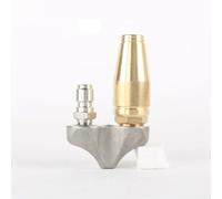 Boquilla de latón para turbo inversa para chorro de drenaje de lavadora a presión con ingeniería de precisión y ajuste de conector de doble tamaño (3/8)