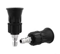 Boquilla de lavado a presión de 40 grados con punta de goma para superficie para protección y control de salpicaduras, se adapta a la mayoría de arandelas de apertura de 4 0