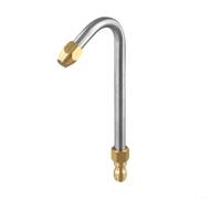 Boquilla de lavado a presión en ángulo de 30° 90° en forma de U, punta de pulverización de metal de liberación rápida para varita telescópica, limpieza resistente, muebles, jardín, 17 cm (forma de U)