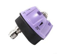 Boquilla de lavado de alta presión 5 en 1, lanza de espuma multifunción con spray ajustable de cinco posiciones para herramientas de limpieza automotriz, morado, ABS