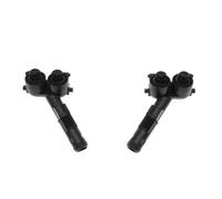 Boquilla de lavado del faro Auto Front Headlight Washer Nozzle Cover Headlamp Water Spray Cap Compatible Con Para Passat Para B5 1997 1998 1999 3B0955103 3B0955104(SET)