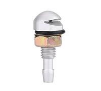Boquilla de lavaparabrisas de 2 piezas, kit de reemplazo de boquilla de chorro de limpiaparabrisas automático para automóvil Keenso Universal(Plata)