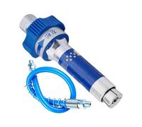 Boquilla de ligereza mejorada, tipo abrazadera de bloqueo de cabeza plana, boquilla automática de lubricante - para mecánicos, técnicos, maquinaria agrícola, coches, sedanes, camiones, R vs