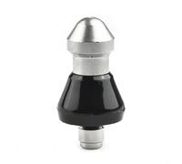 Boquilla de limpieza de drenaje para Karcher para lavadora a presión Nilfisk, cabezal de chorro 1 frontal 6 chorros traseros bloqueados tubería de alcantarillado descarga rápida de acero inoxidable de