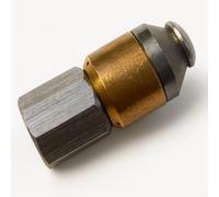 Boquilla de limpieza de tuberías giratoria para Kärcher Kränzle WAP Alto, etc. 1/8" IG, máx. 250 bar, efecto de limpieza muy fuerte, diferentes tamaños (075)