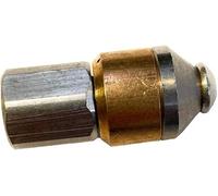 Boquilla de limpieza de tuberías giratoria para Kärcher Kränzle WAP Alto, etc. 1/8" IG, máx. 250 bar, efecto de limpieza muy fuerte, diferentes tamaños (065)