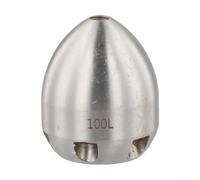 Boquilla de limpieza, limpiador de alta presión, boquilla de alcantarillado para desatascar 50/83/100L, frontal 1 trasero de 6 1/2 pulgadas, canal de agua y mina (100 L)