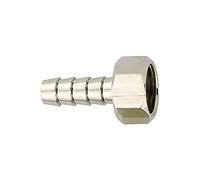 Boquilla de manguera atornillable, G 1/4 i. para manguera LW 13, SW 17, acero inoxidable 1.4571, presión de trabajo máx. 60 bares, temperatura de funcionamiento Máx. 150 °C.