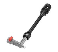 Boquilla de manguera de agua, cabezal rociador de alta presión, varita de limpieza de 9.45 x 2.76 pulgadas, herramienta de chorro ajustable, boquilla de ducha de agarre ergonómico para lavado de