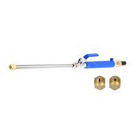 Boquilla de manguera de alta presión para manguera de jardín, boquilla de cabezal rociador resistente, herramienta de limpieza de rociador de riego rápido, varita de lavadora portátil para cubiertas