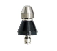 Boquilla de manguera de chorro de alcantarillado de alta presión de 5000 PSI para lavadora a presión de 14 pulgadas, diseñada para eliminar bloqueos difíciles, grasa y depósitos minerales (pequeño)