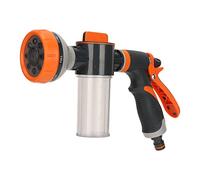 Boquilla de Manguera de Jardín, 8 Modos de Pulverización, Pistola Pulverizadora de Espuma de Alta Presión, Boquilla Pulverizadora de Manguera de Agua, Botella Pulverizadora, Pistola de Espuma(Rear)