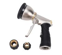 Boquilla de Manguera de Jardín, Boquilla de Pulverización de Alta Presión, Aleación de Zinc, 9 Modos, Boquilla de Manguera de Agua Universal Ajustable para Jardinería