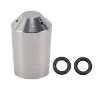 Boquilla de máquina de café de acero inoxidable, punta de varilla de vapor de repuesto para Rancilio, boquilla profesional para espuma de leche con diseño duradero y a prueba de (3 hoyos)