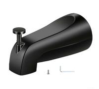 Boquilla de metal general con desviador, llenado rápido para tubos roscados IPS de 1/2 y 3/4 IPS, instalación simple de montaje en pared, accesorio de baño de larga duración, juego de reparación