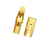 Boquilla de metal para instrumentos musicales, accesorio para saxofón 5C/6C/7C/8C/9C con tapas, almohadillas para saxofón soprano