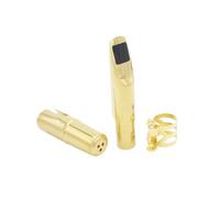 Boquilla De Metal Para Saxofón Tenor B Juego De Boquillas De Saxofón Plano Con Tapa De Boquilla Y Clip Práctico Accesorio de Saxofón (Color : Size 7)