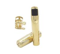 Boquilla De Metal Para Saxofón Tenor B Juego De Boquillas De Saxofón Plano Con Tapa De Boquilla Y Clip Práctico Accesorio de Saxofón (Color : Size 8)