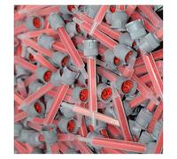 Boquilla de mezcla estática de 500 Uds., tubo mezclado de pegamento AB 10:1, aplicador adhesivo de resina epoxi, mezclador estático, juego de boquillas de mezcla cuadradas de 90mm