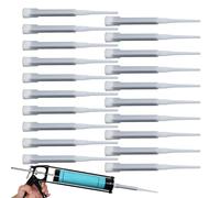 Boquilla De Mezcla Para Epoxi - Cartucho de 20 Tubos de Resina - Boquilla para Mezclar Adhesivos,para Reparación de Grietas en Hormigón y Refuerzo de Estructuras de Construcción