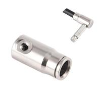Boquilla de microniebla de latón, boquillas de nebulización de latón de alta presión, conector de 3/8" para refrigeración al aire libre 2 piezas Quick-connect final single