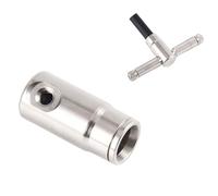 Boquilla de microniebla de latón, boquillas de nebulización de latón de alta presión, conector de 3/8" para refrigeración al aire libre 2 piezas Quick-connect final double
