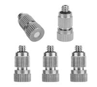 Boquilla de nebulización ajustable, 50 unidades de aspersores de latón para sistemas de refrigeración de jardines, nebulizadores de invernaderos, accesorios para nebulizadores de patios, riego exter