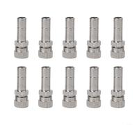 Boquilla de nebulización de cobre de 6 mm, conexión rápida, paquete de 10