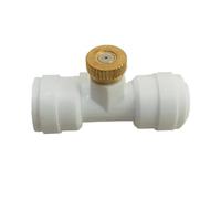 Boquilla de Nebulización de Latón Boquilla nebulizadora for exteriores Slip-Lock de latón for agua Kit boquillas nebulizadoras for sistema enfriamiento(White 0.2mm)