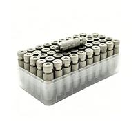 Boquilla de nebulización latón 50 piezas, rociador alta presión para exteriores, cabezal rociado antigoteo, puntas sistema paisajismo, enfriamiento al aire libre 3 sections Orifice Dia 0.1mm