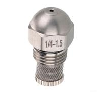 Boquilla de niebla 14BSPT de acero inoxidable, diámetro del orificio 0 3 1 5 mm, ángulo de pulverización de cono sólido adecuado para enfriar, limpiar y atomizar combustible (1,5 mm)