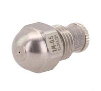 Boquilla de niebla atomizadora de acero inoxidable 1/4 rosca BSPT 0 3 1 5 mm de diámetro del orificio para pulverización fina consistente en refrigeración y limpieza (0,5 mm)