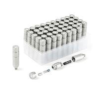Boquilla de niebla de latón de 50 paquetes, utilizado para sistemas de enfriamiento al aire libre, cabezal de rociado del sistema de niebla Double-section spray head 0.6mm