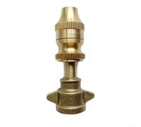 Boquilla de niebla de latón para pulverizador eléctrico, spray ajustable con, para rosca hembra M14, alta presión, para rociador recto, punta de flujo para riego de jardín y nebulizador agrícola (A)