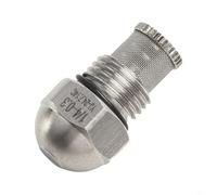 Boquilla de niebla de rosca 14BSPT de acero inoxidable 304 con orificio de 0 3 1 5 mm adecuada para pulverización fina, humidificación y supresión de polvo (0,3 mm)
