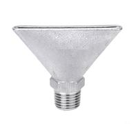Boquilla de pico de pato de acero inoxidable, resistente a altas temperaturas, cabezal de pulverización plano para enfriamiento, secado y limpieza, diseño de ventilador grueso, equipo de riego