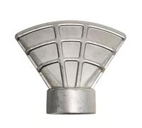 Boquilla de pico de pato de pulverización plana para refrigeración, secado y limpieza eficientes donde se requiere calor aluminum alloy Style G - 1.5-inch internal thread