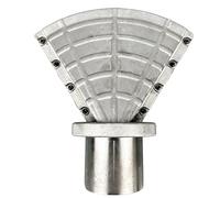 Boquilla de pico de pato resistente a altas temperaturas, cabezal rociador plano en forma de abanico amplio para enfriamiento eficiente, secado y limpi aluminum alloy Style P - 2-inch internal thread