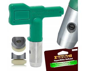 Boquilla de pintura de baja presión SoftJet modelo 618 - Boquilla Airless de 30 cm de ancho de pulverización, apertura de 0,018 pulgadas | Para pinturas acrílicas, látex, pintura interior | Compatible