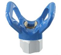 Boquilla de pintura G7/8 x 14 para pintura de pared exterior | Rosca G7/8-14, mezcla de metal-plástico, azul, resistente a los arañazos, duradera
