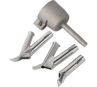 Boquilla de pistola de soldadura de plástico, 4 Uds., 4 estilos, boquilla antiadherente profesional portátil para soldadura de PVC, PE, PP