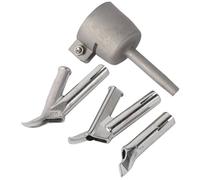 Boquilla de pistola de soldadura de plástico 4pcs 4 boquilla antiadherente profesional antiadherente portátil para PVC, PE, soldadura por PP