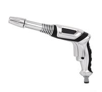 Boquilla de plástico ajustable para manguera de jardín con control preciso de pulverización y salida de agua estable a alta presión (A)