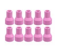 Boquilla de porcelana gruesa para soldadura de argón, taza de gas de cerámica de óxido de aluminio con mayor durabilidad y resistencia al calor, paquete de 10 compatibles con antorchas de soldadura