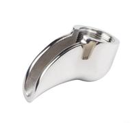 Boquilla de portafiltro de acero inoxidable para cabezales de grupo E61 | Salida individual doble espresso con distribución uniforme de agua | Accesorio de piezas de máquina de café fácil de limpiar |